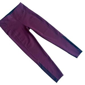 Sweaty Betty 7/8 Length Burgundy Leggings